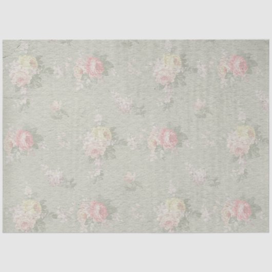 pioen bloemenontkoppeling Weefselpapier Tissuepapier (Voorkant)