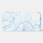 pioen: bloemig naadloos patroon Case-Mate iPhone case (Achterkant (horizontaal))