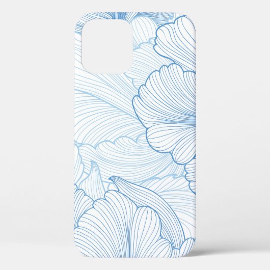 pioen: bloemig naadloos patroon Case-Mate iPhone case (Achterkant)