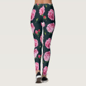 pioen bloemige leggings (Achterkant)