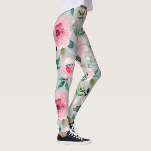 pioen bloemige leggings
