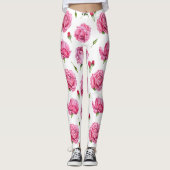 pioen bloemige leggings (Voorkant)