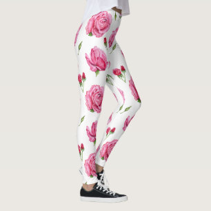 pioen bloemige leggings