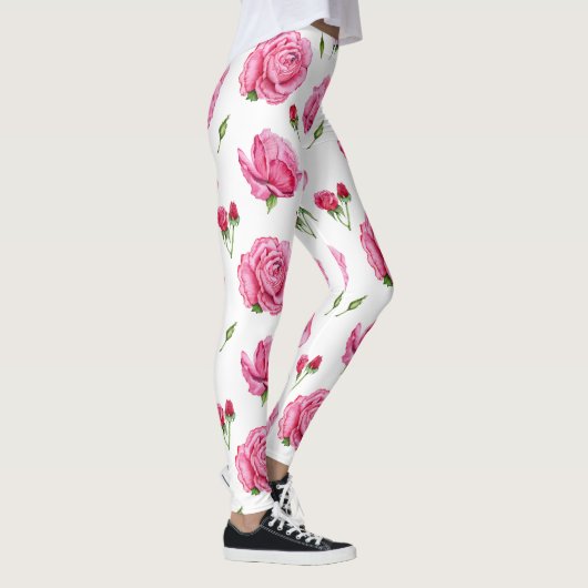 pioen bloemige leggings (Rechts)