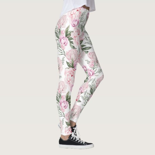 pioen bloemige leggings (Rechts)