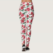 pioen bloemige leggings (Achterkant)