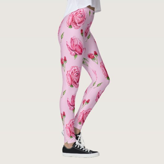 pioen bloemige leggings (Rechts)