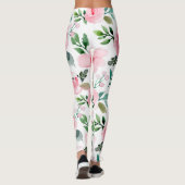 pioen bloemige leggings (Achterkant)