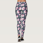 pioen bloemige leggings (Achterkant)