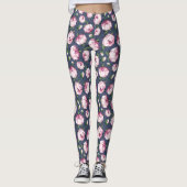pioen bloemige leggings (Voorkant)