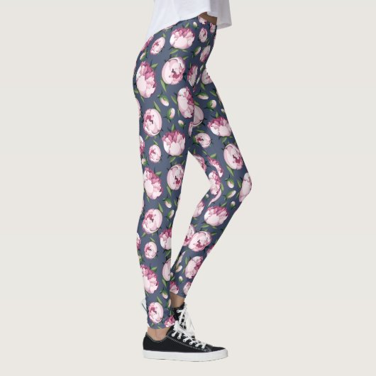 pioen bloemige leggings (Rechts)