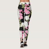 pioen bloemige leggings (Achterkant)