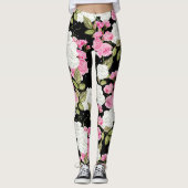 pioen bloemige leggings (Voorkant)