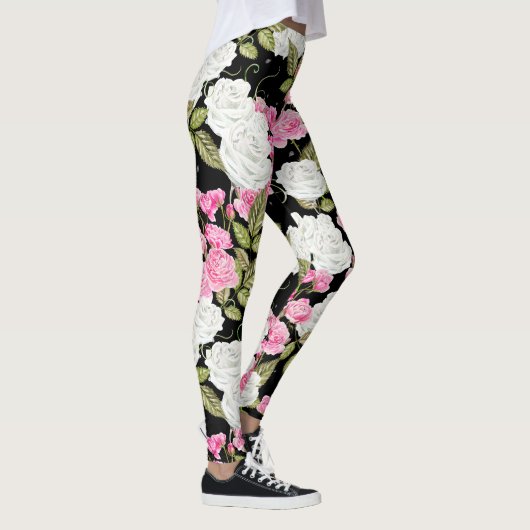 pioen bloemige leggings (Rechts)