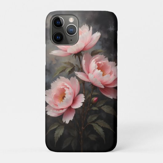 Pioen Bloemkunst Case-Mate iPhone Case (Achterkant)
