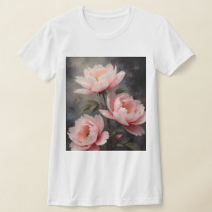 Pioen Bloemkunst T-shirt