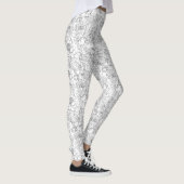 pioen bloemmotief leggings (Rechts)