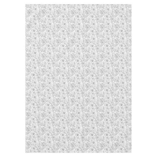 pioen bloemmotief tafelkleed (Voorkant)