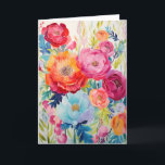 Pioen Boeket Bloom Abstracte Kunst Feestdagen Kaart<br><div class="desc">Botanische kunst om elke gelegenheid te generen. Dit kaartontwerp is geschikt voor verjaardagen,  beste wensen,  dank u,  Notecard,  met sympathie,  geluk,  bruiloft,  handvasten,  en nog veel meer gelegenheden.</div>