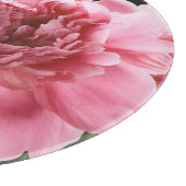 Pioen boeket close-up: roze rood snijplank (Hoek)