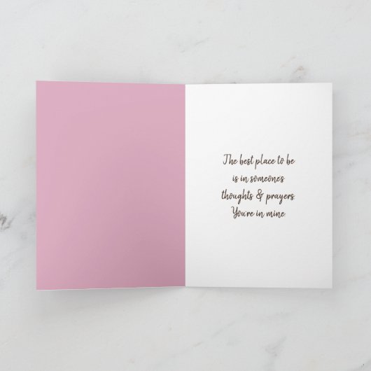 Pioen boeket in  werper kaart (Binnen)