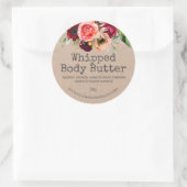  Pioen Boeket Zelfgemaakte Body Butter Labels (Tas)