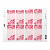 Pioen Boekplaat Etiket (Full Sheet)