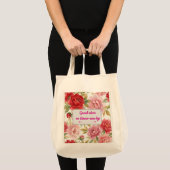 Pioen Boodschappentas Tote Bag (Voorkant (product))
