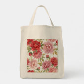 Pioen Boodschappentas Tote Bag (Achterkant)