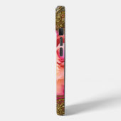 Pioen Elegant Fluff Monogram Case-Mate iPhone Case (Achterkant / Links)