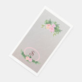 Pioen Gast Handdoek Maat Papier Servet (Hoek)