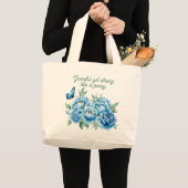 pioen grote tote bag (Voorkant (product))