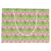 Pioen horizontale cadeautas met stromende schoonhe (Achterkant)