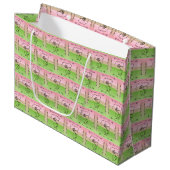 Pioen horizontale cadeautas Stromende schoonheid (Voorkant Gekanteld)