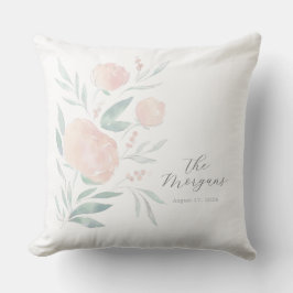  pioen housewarming of pasgetrouwd cadeau kussen