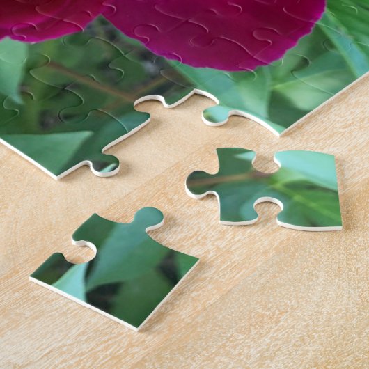 Pioen Jigsaw Puzzel (Zijkant)