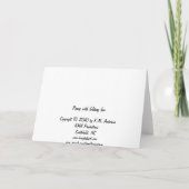 Pioen met het vouwen van ventilator kaart (Achterkant)