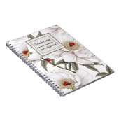 Pioen met lieveheersbeestjes | Serene | Vrede | Da Notitieboek (Rechterzijde)