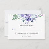 Pioen Passie Lattice Achtergrond Horizontale RSVP (Voorkant)