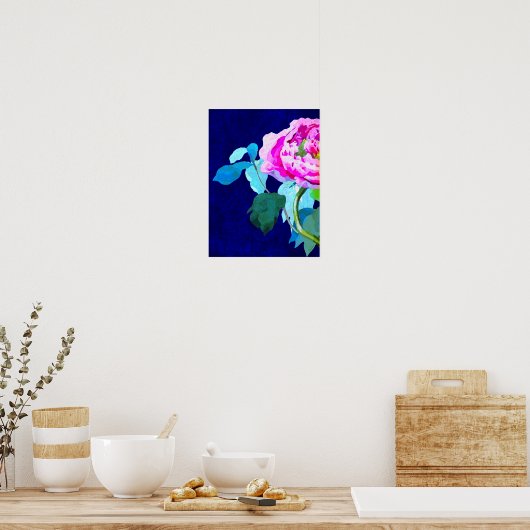 Pioen Poster (Mat) (Keuken)