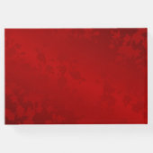 Pioen Rode Chinese bruiloft Gastenboek (Achterkant)