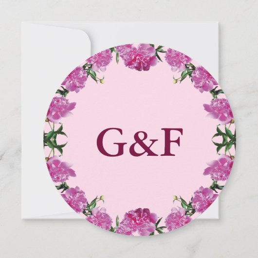 Pioen. Save The Date (Achterkant)