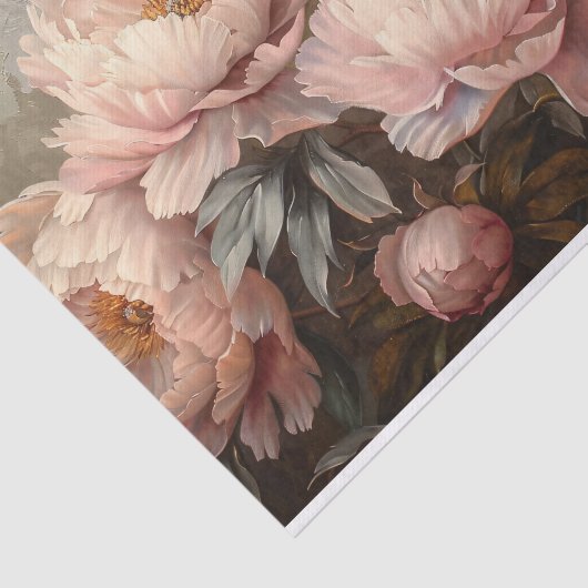  Pioen Schilderen Blush Roze Decoupage Tissuepapier (Detail)