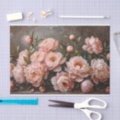 Pioen Schilderen Blush Roze Decoupage Tissuepapier (Craft)
