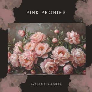 Pioen Schilderen Blush Roze Decoupage Tissuepapier