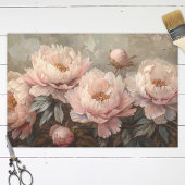  Pioen Schilderen Blush Roze Decoupage Tissuepapier