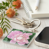 Pioen Sleutelhanger (Voorkant Rechts)