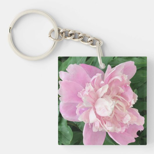 Pioen Sleutelhanger (voorkant)