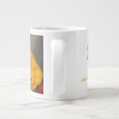 Pioen tulp grote koffiekop (Achterkant)