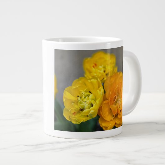 Pioen tulp grote koffiekop (Voorkant rechts)